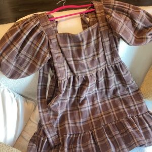 Nasty gal puff sleeve dress